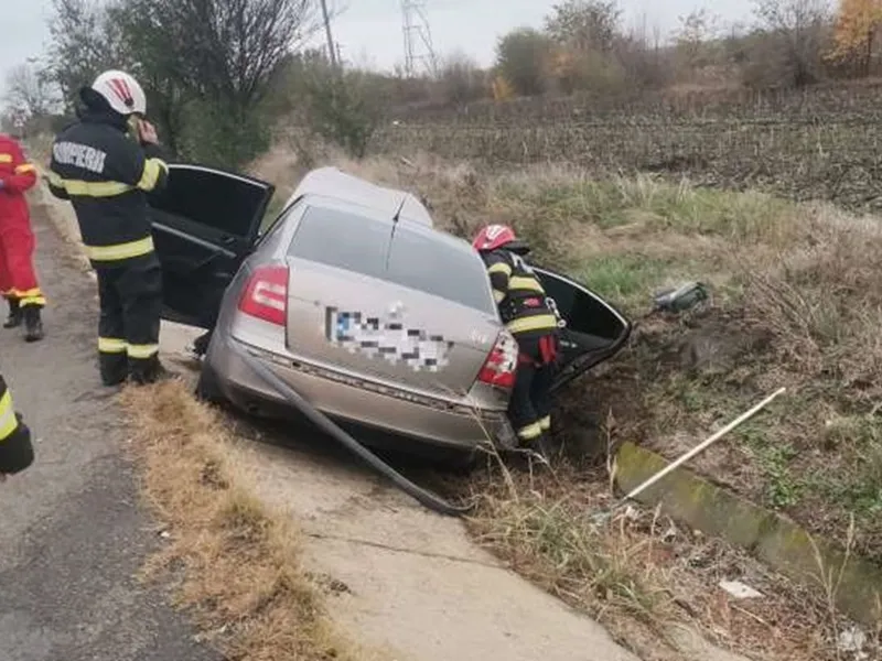 Accident grav pe DN 5: trei persoane rănite, transportate la spital cu sprijinul elicopterului SMURD: FOTO - ISU Giurgiu(imagine cu rol ilustrativ)