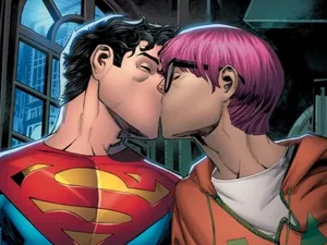 Superman devine bisexual în noua serie de benzi desenate „Superman: Son of Kal-El”. / Foto: pride.com