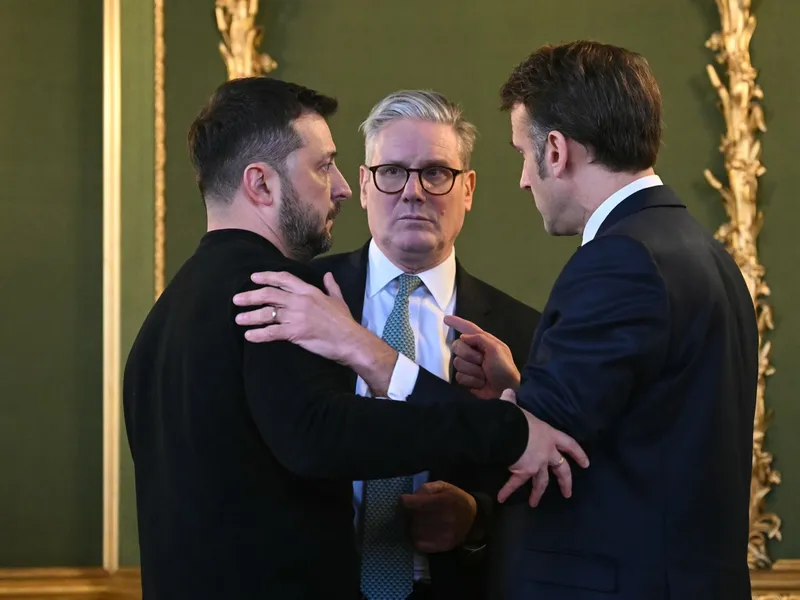 Plan de pace: Zelenski, în SUA cu Macron și Starmer, ca să „aranjeze lucrurile” cu Trump - Foto: Profimedia Images