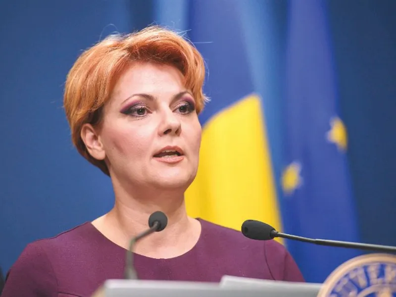 Olguța Vasilescu, ministrul Muncii. Foto Inquam Photos/Alberto Groșescu