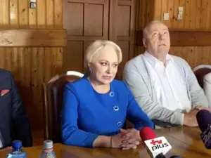 Momentul în care Viorica Dăncilă, aflată în Suceava, declară, spre stupefacția gazdelor, că este în Hunedoara