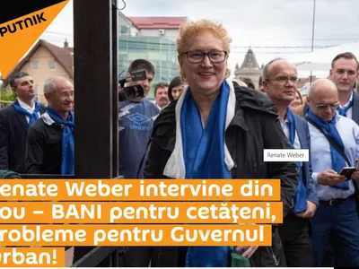 Renate Weber este elogiată și aparată cu sârg de pro-rușii producători de fake news în serie de la Sputnik