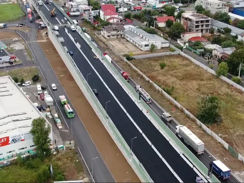 FOTO &VIDEO Pasajul Mogoșoaia de pe Centura București a fost inaugurat înainte de termen / CNAIR