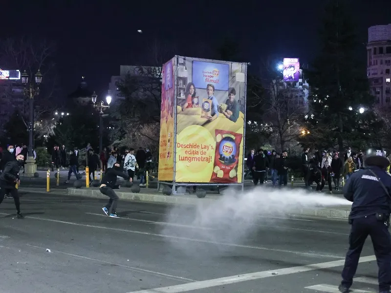 Cine a participat și ce s-a întâmplat la protestul din București Foto: INQUAM Photos/ Bogdan Ioan Buda