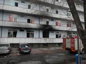 Saloanele care au ars în incendiul de la „Matei Balș”/FOTO: Inquam Photos/Octav Ganea