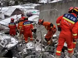 Alunecare de teren ucigașă, în China: Cel puțin 44 de morți și zeci de case distruse - Foto: Profimedia Images