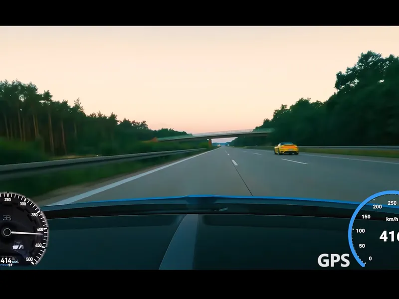 Un milionar ceh a zburat cu 417 km/h pe o autostradă din Germania. / Foto: captură video