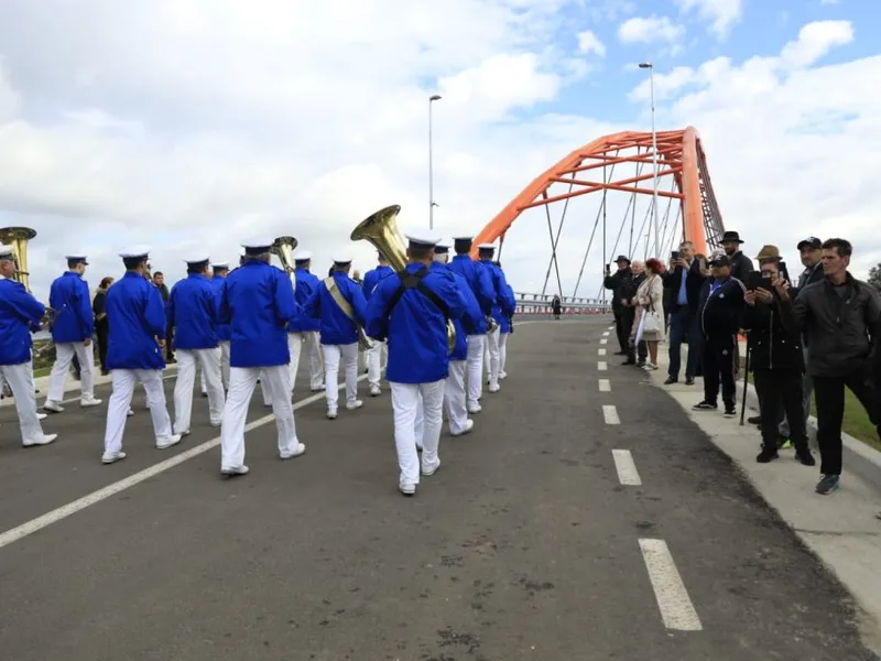 Podul peste Someș de la Ulmeni, inaugurat după 7 ani. / Foto: ziarmm.ro