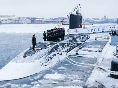 Grad de alertă ridicat în Marea Neagră. Submarine rusești cu rachete Kalibir, în poziție de luptă  - Foto: Profimedia Images