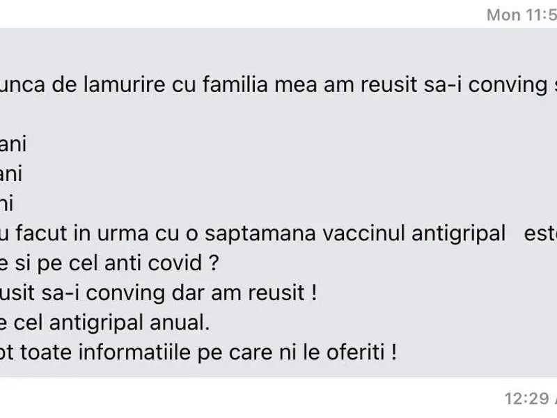 Vasi Rădulescu a contribuit la vaccinarea unor români