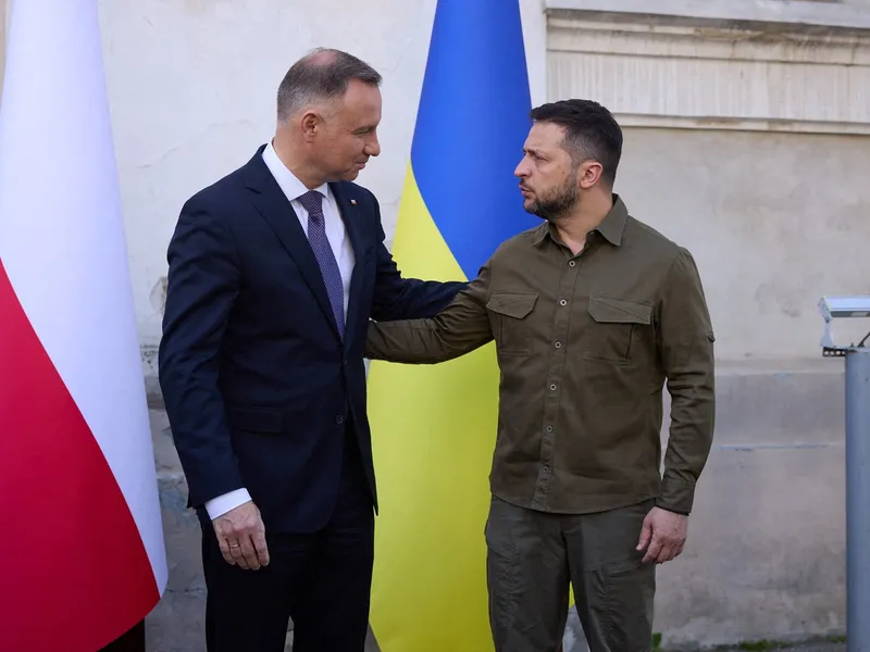 Andrzej Duda și Volodimir Zelenski - Foto: Profimedia images