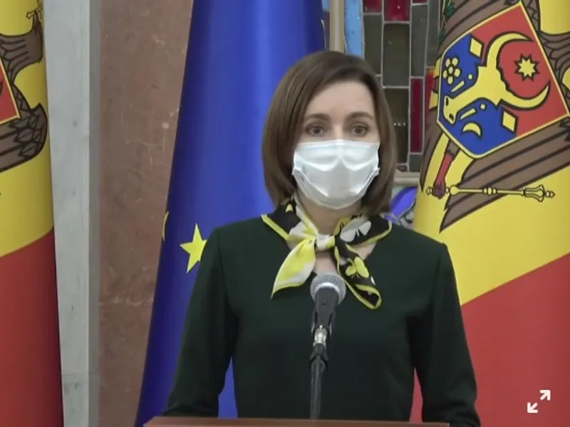 Maia Sandu, președinta Republicii Moldova. Sursa: Facebook