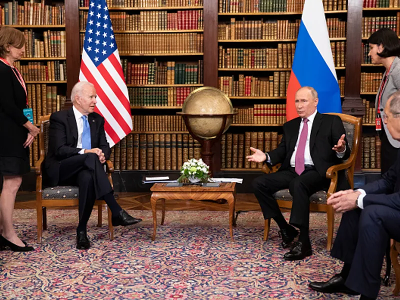 Întâlnirea dintre Joe Biden și Vladimir Putin a avut loc pe 16 iunie, la Geneva. Foto Getty Images