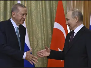 Putin n-a încheiat niciun acord cu Erdogan dar i-a prezentat un documentar de când era el copil - Foto: Anadolu (imagine cu caracter ilustrativ)