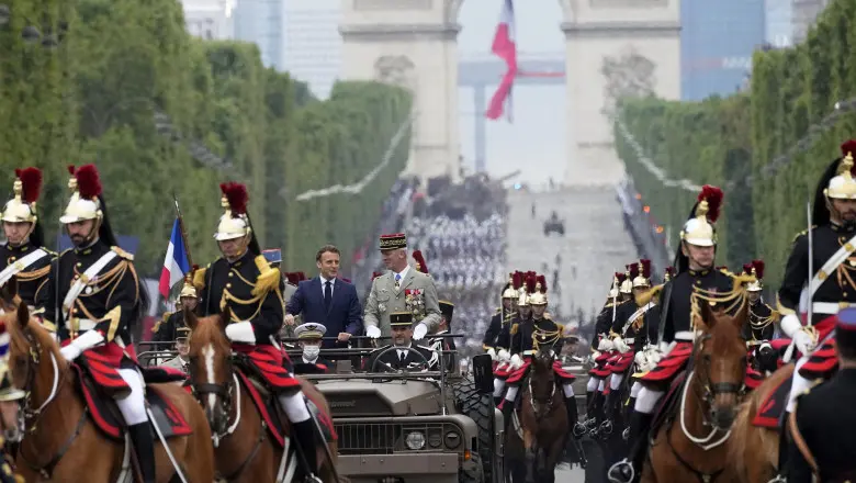 Parada militară de Ziua Națională a Franței/ Foto: Profimedia Images