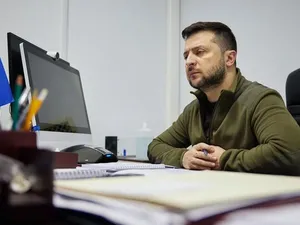 Zelenski acuză Rusia că vrea să destabilizeze regiunea pentru a amenința Moldova/FOTO: Twitter/@ZelenskyyUa