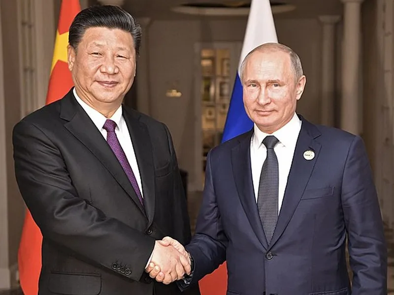 Vladimir Putin îl laudă pe Xi Jinping. „China este de departe cel mai important aliat pentru Rusia” - Foto: Wikimedia/Kremlin.ru/CC BY 4.0 - 26 iulie 2018, întâlnire Putin - Xi Jinping