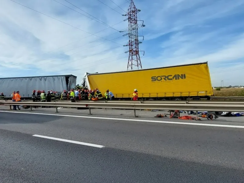 Accident grav pe Autostrada A1 - Foto: ISU B-IF