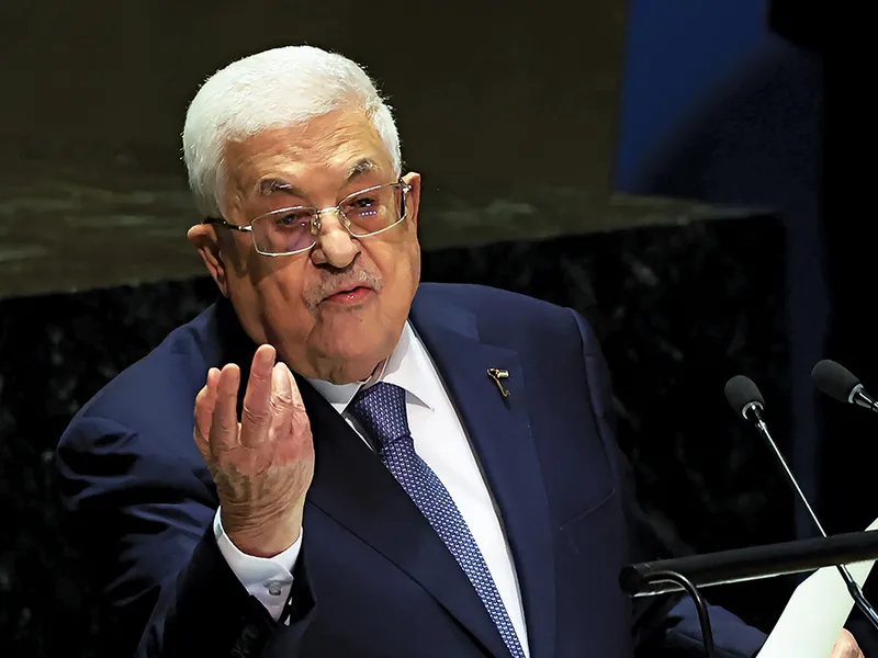 NU EXISTĂ UN PLAN DE SUCCESIUNE Președintele Autorității Palestiniene, Mahmoud Abbas, a condus timp de 18 ani. Mai mult de 80% dintre palestinieni doresc ca acesta să demisioneze.