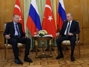 Președintele turc Erdogan și președintele rus Vladimir Putin- Foto: PROFIMEDIA IMAGES