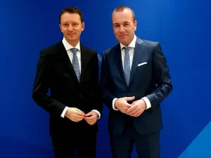 Siegfried Mureșan și Manfred Weber, candidatul PPE la șefia Comisiei Europene Foto: Facebook