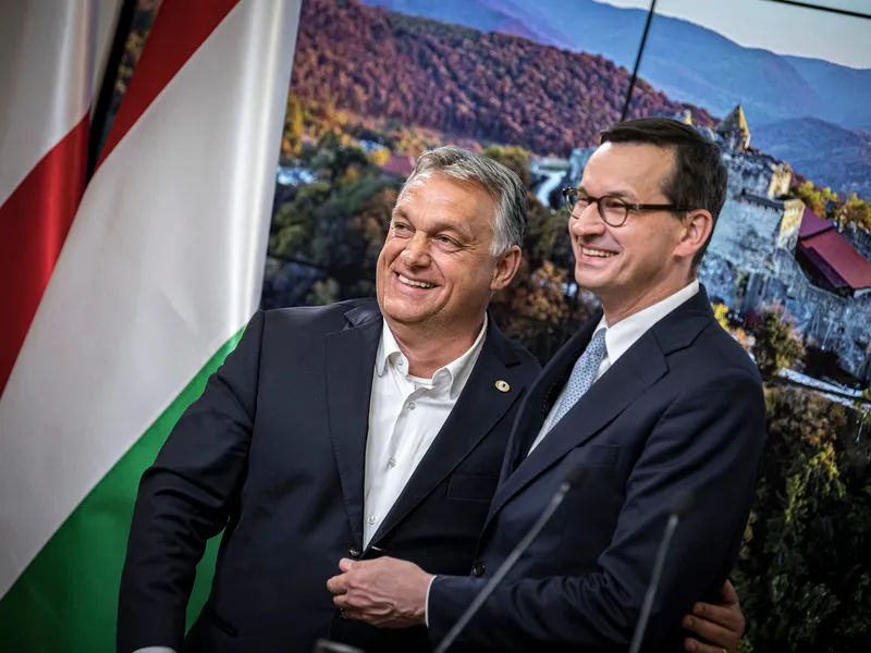 Viktor Orban și Mateusz Morawiecki- Foto: MTI