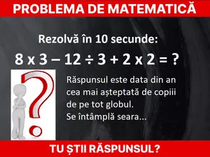 Problemă de matematică Foto: Newsweek România