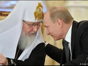 Patriarhul Kiril al Moscovei și Vladimir Putin Foto: gettyimages