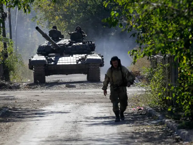 Blindatele rusești au pătruns în Harkov, dar ucrainenii luptă pentru fiecare stradă. / Foto: time.com