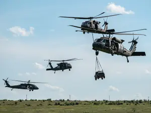 Divizia 101 Aeropurtată a SUA, antrenament în România/Foto: Profimedia Images