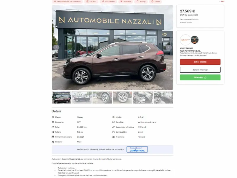 Ce SUV premium cu garanție, „nemăscărit” de samsari, găsești la preț de Dacia Bigster - Foto: captură ecran