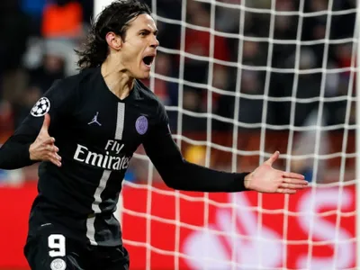 Edinson Cavani, în tricoul celor de la PSG / FOTO: Guliver/ Getty Images