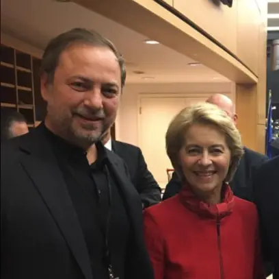 Dan Motreanu și Ursula von der Leyen, șefa CE/FOTO: facebook.com