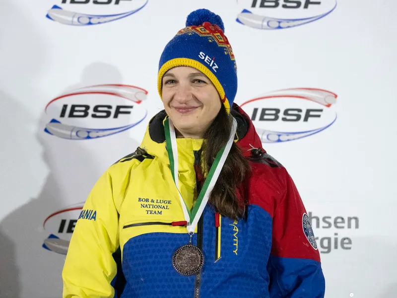 Andreea Grecu a obținut medalia de bronz la monobob, la Cupa Mondială - Foto: Profimedia Images