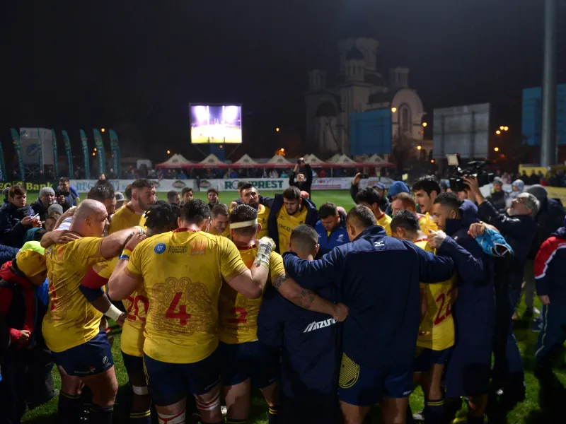 Noul stadion a fost proiectat astfel încât să se vadă din teren Biserica Cașin, așa cum a fost și până acum Foto: FRR.RO