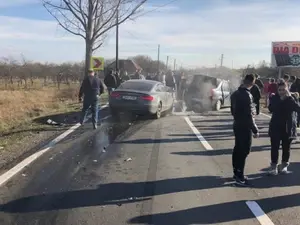 Scena accidentului făcut de Chițoiu/FOTO: g4media.ro