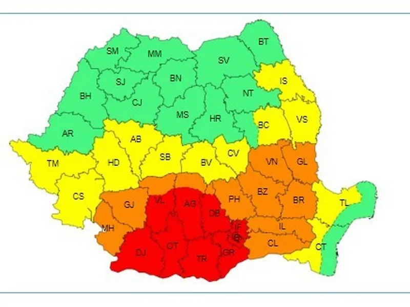 METEO România se topește! Codul Roșu de caniculă a fost extins. Ce se întâmplă săptămâna viitoare - Foto: ANM