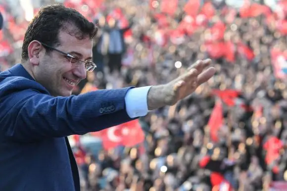 Ekrem Imamoglu, primarul Istnbulului, din partea opoziției