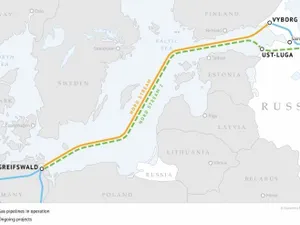 Traseul conductei Nord Stream 2   Infografie: Gazprom