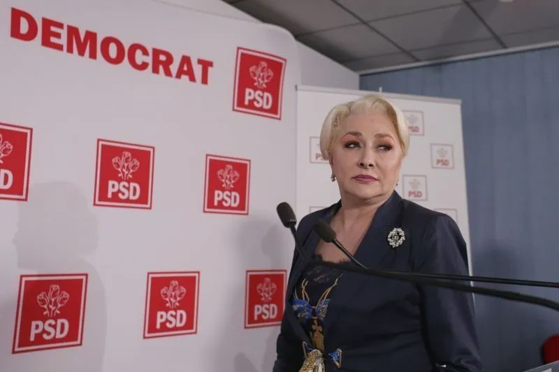 Viorica Dăncilă a preluat șefia PSD, în calitate de președinte executiv. Foto Inquam Photos/Octav Ganea