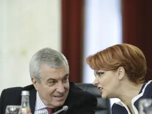 Călin Popescu Tăriceanu și Lia Olguța Vasilescu Foto: Inquam