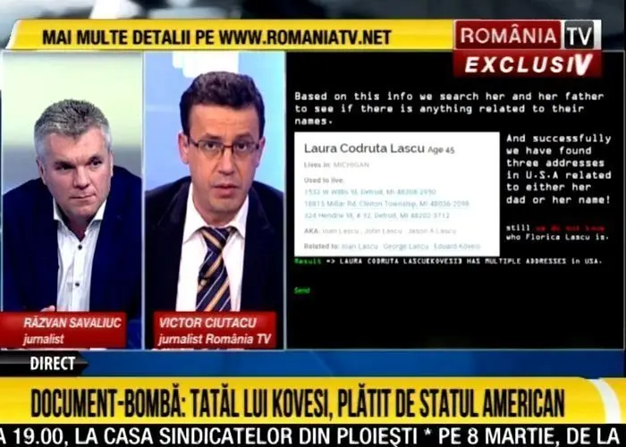 Dezbatere Ciutacu-Savaliuc pe tema caselor lui Kovesi Foto: print screen