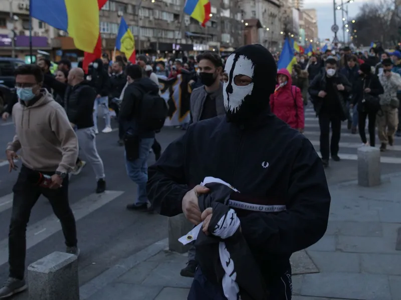 AUR anunţă că protestele „societăţii civile independente” vor continua/FOTO: Inquam Photos/Octav Ganea