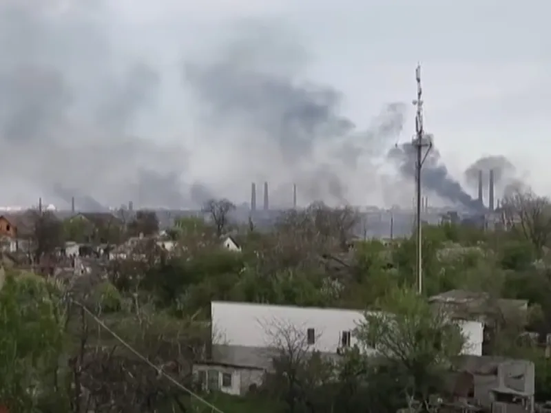 Lupte violente la Azovstal/ FOTO: captură video