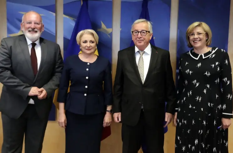 Viorica Dăncilă nu vorbește pe limba Bruxelles-ului/FOTO: guv.ro