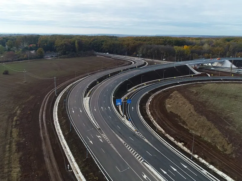 Cum arată primii 10 km din Autostrada de Centură București - Foto: Pro Infrastructura