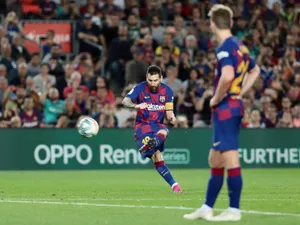 Messi, gol din lovitură liberă cu Sevilla/FOTO: twitter