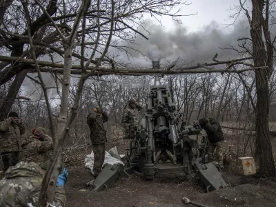 Artileria ucraineană trage fără încetare în Bakhmut - Foto: Profimedia Images