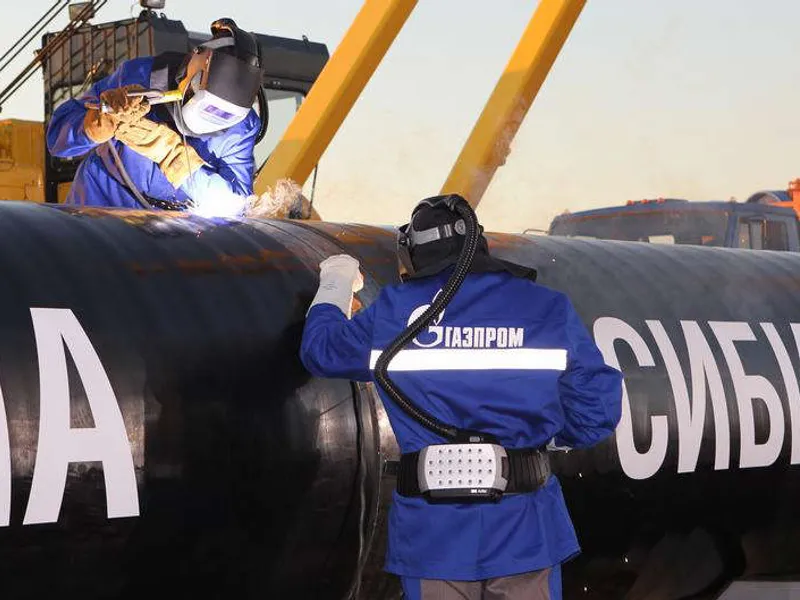 Cum ajunge gazul rusesc în Europa prin China/foto: Gazprom