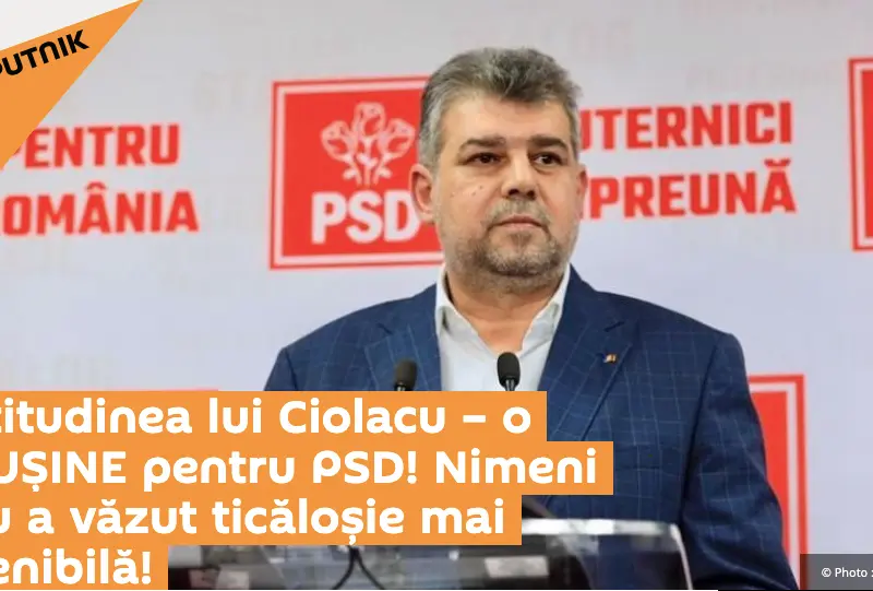 Ciolacu și propaganda/FOTO: ro.sputnik.md